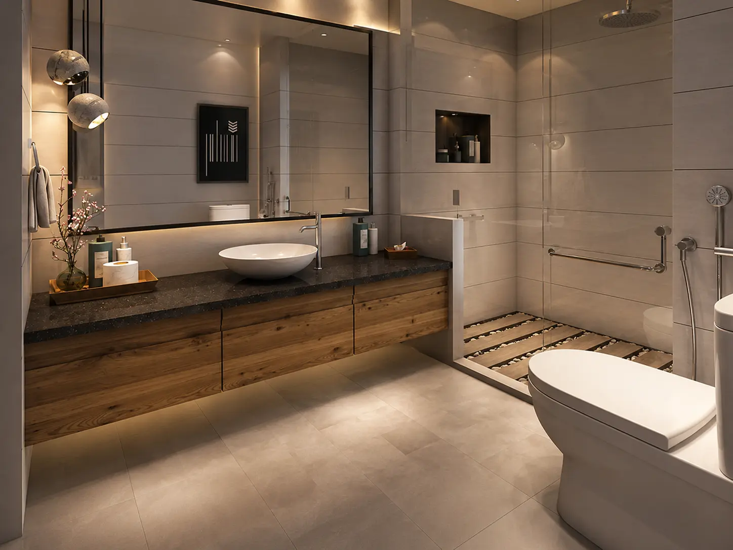 Luxurious Bathroom Design - Architecture Visualization visualization screenshot 1